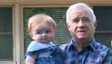 Danny Ricketts with newest grandson Atticus Sage Hawke, son of Kevin and Jo Hawke.