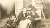 Young Danny Ricketts, his sister Elaine (Gibson), their grandpa Dan Jones